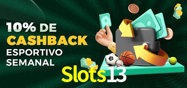 10% de bônus de cashback na Slots13
